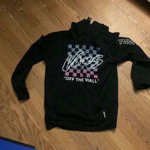 black vans  size small hoodie
